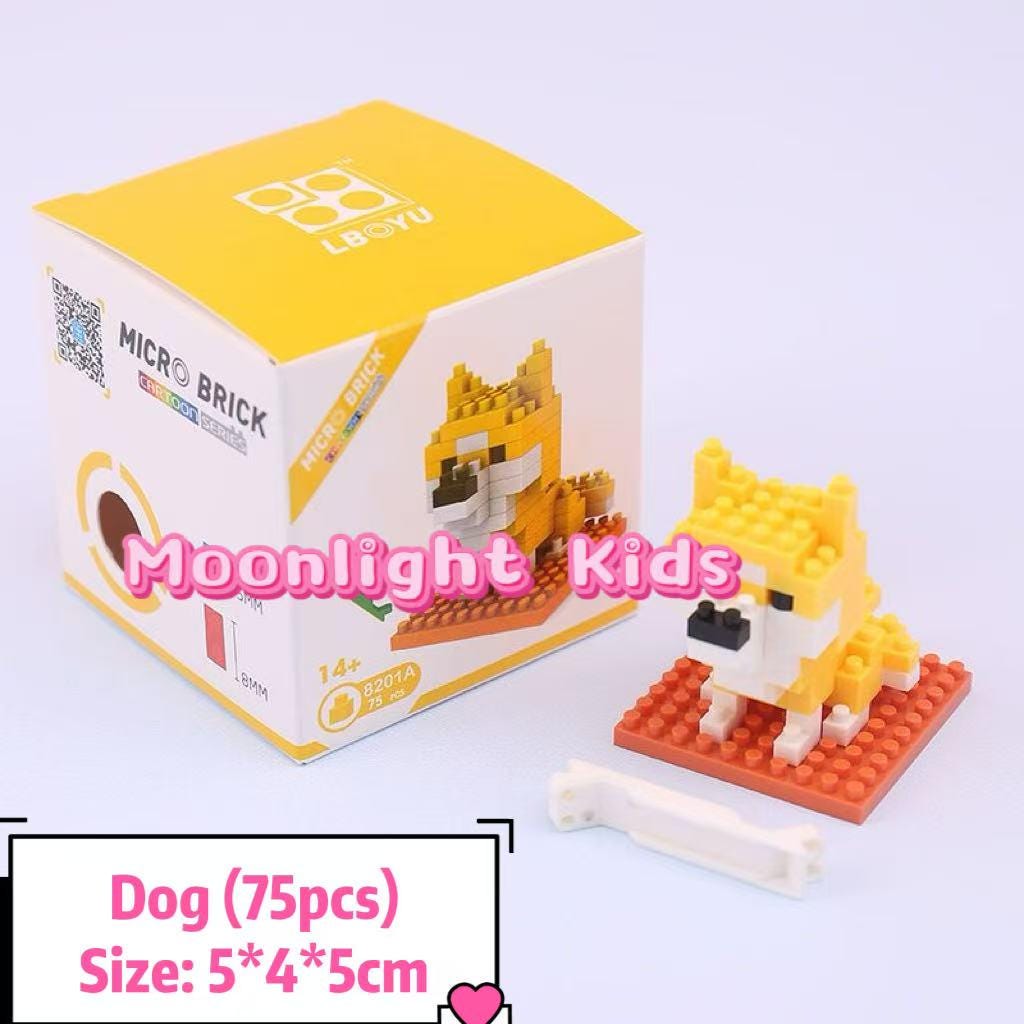 Moonlight Kids Educational Building Blocks โ Mini Animal Creative Toys for Classroom Gifts & Student Prizes
