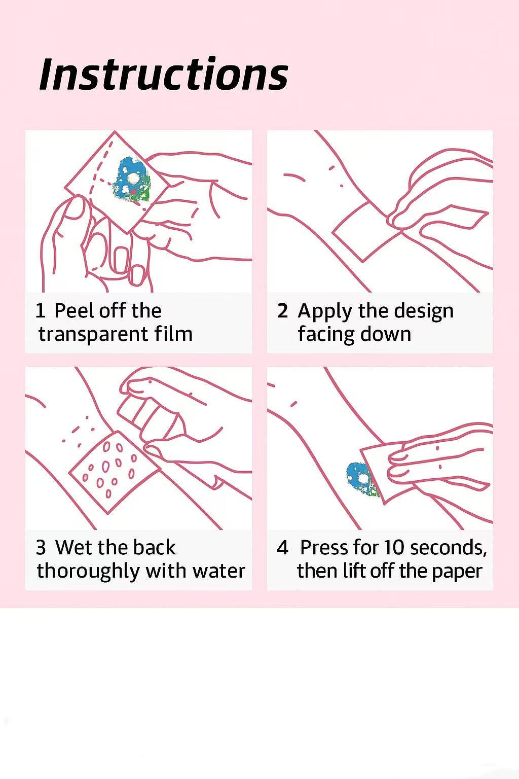 Labubu Temporary Tattoo Stickers – Cute Waterproof Arm Tattoos, Colorful Cartoon Girl Accessories, Kids Party Favor, INS Style