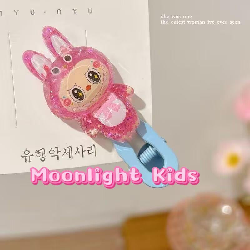 Cute Cartoon Rabbit Hair Clips for Girls | Colorful Acrylic Barrettes | Kids Bangs Side Hairpins | Kawaii Accessories Gift