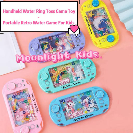 Handheld Water Ring Toss Game – Unicorn Series | Portable Retro Water Game Toy for Kids