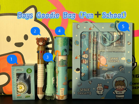 Boys Party Goodie Bag | Smart, Fun & School Gift Sets | Birthday Favors for Kids